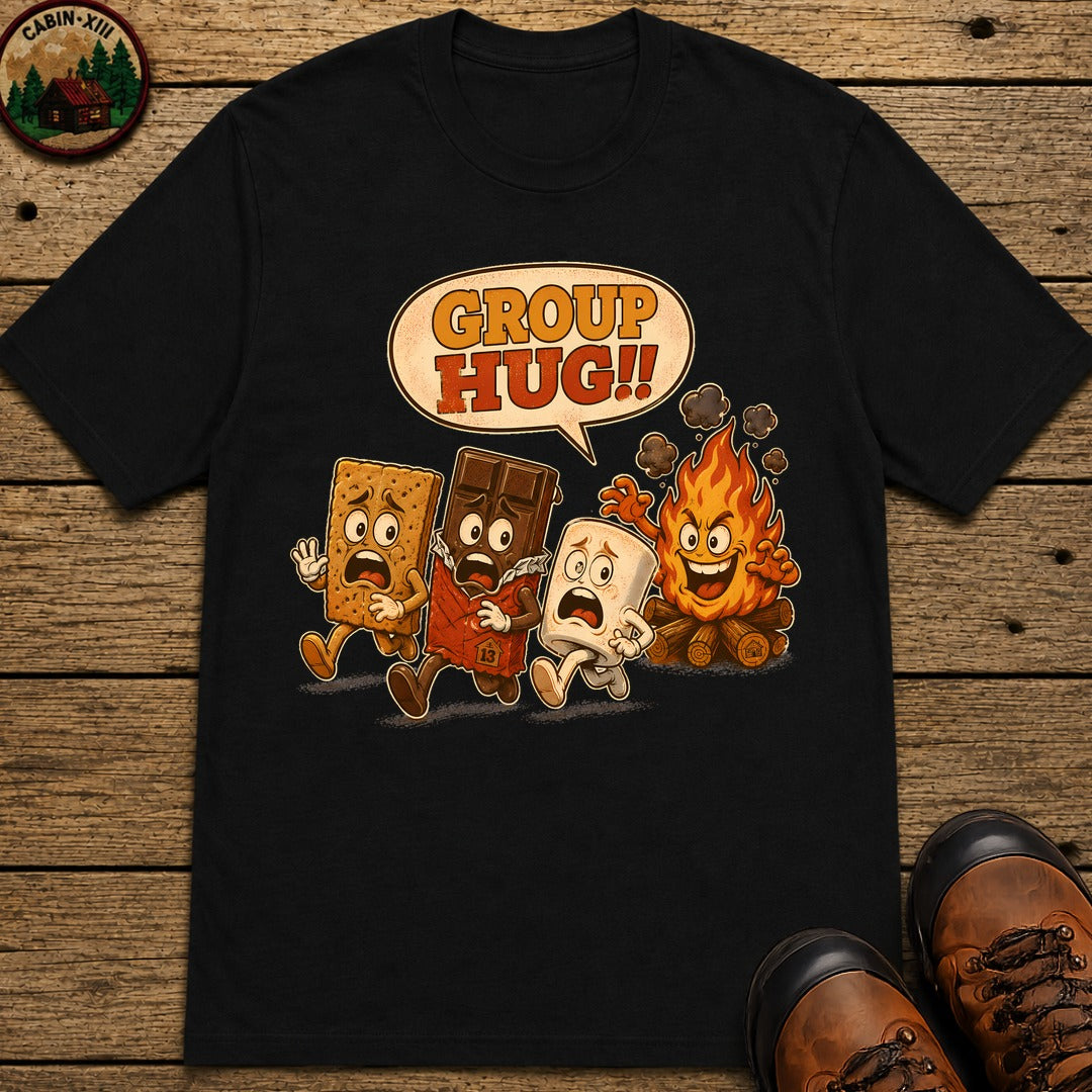 Group Hug T-Shirt - Black