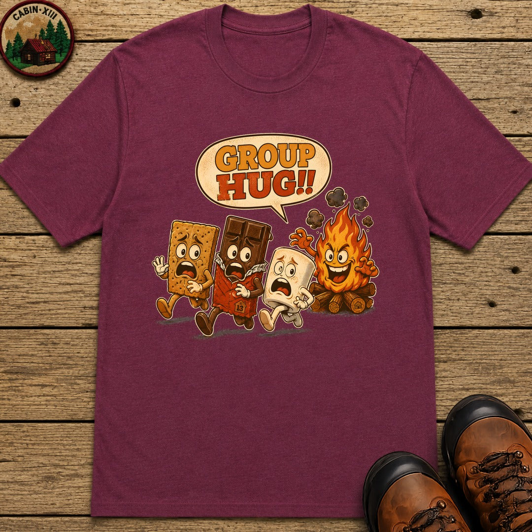 Group Hug T Shirt - Berry