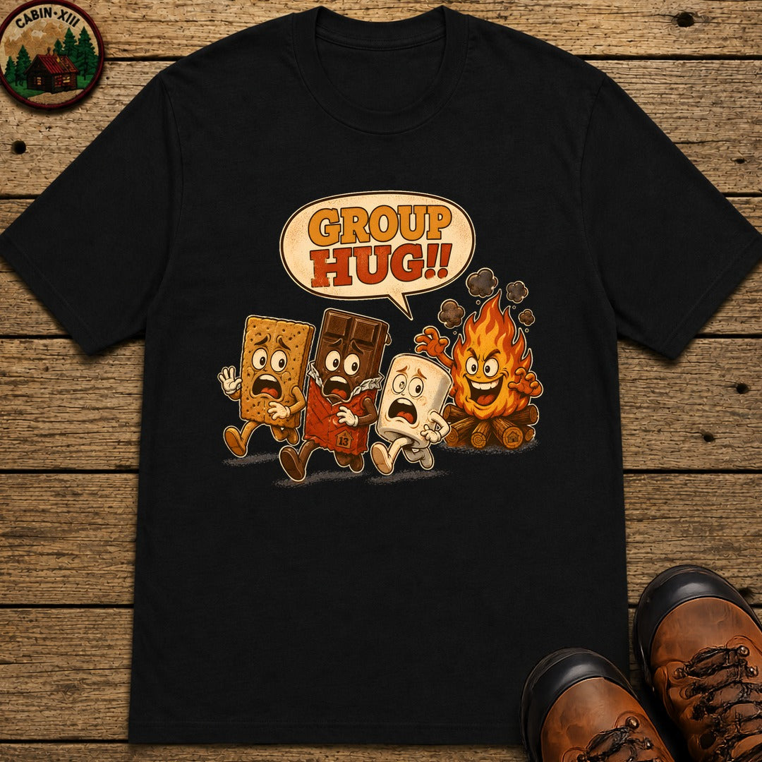 Group Hug T Shirt - Black