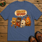 Group Hug T Shirt - Blue Jean