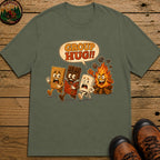 Group Hug T Shirt - Moss