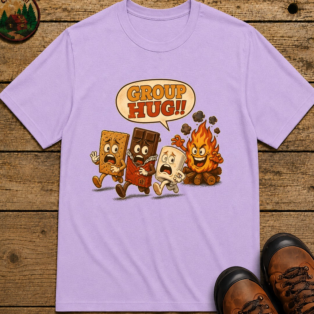 Group Hug T Shirt - Orchid