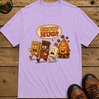 Group Hug T Shirt - Orchid