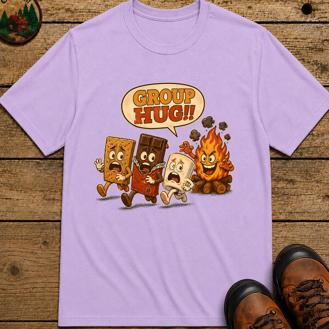 Group Hug T Shirt - Orchid