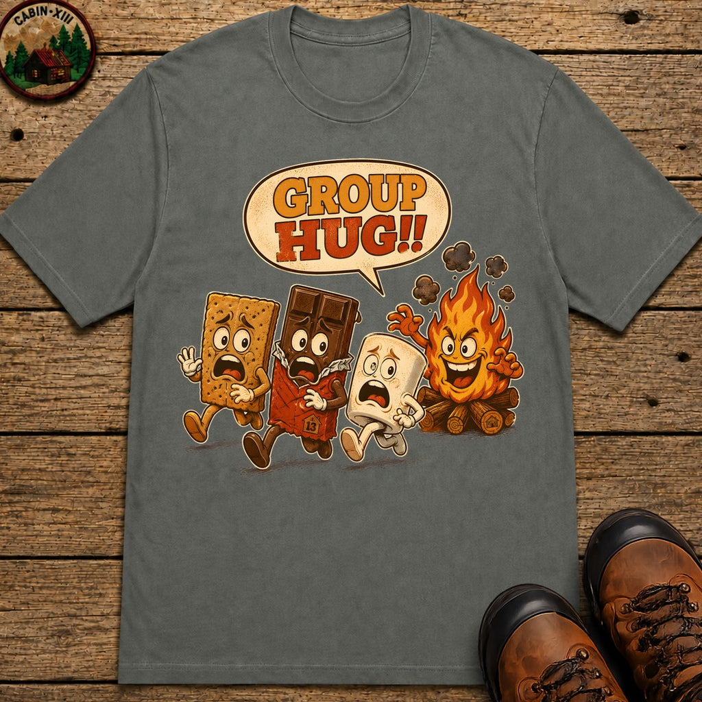 Group Hug T Shirt - Pepper