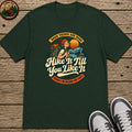 Hike It Till You Like It Badge Kids T-Shirt - Forest Green