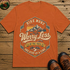 Hike More Worry Less Badge T-Shirt - Yam