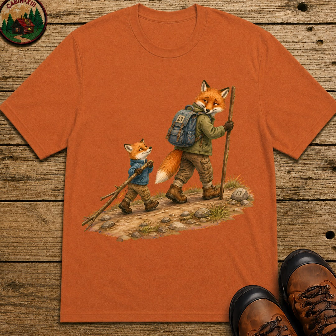 Hiking Foxes T-Shirt - Yam