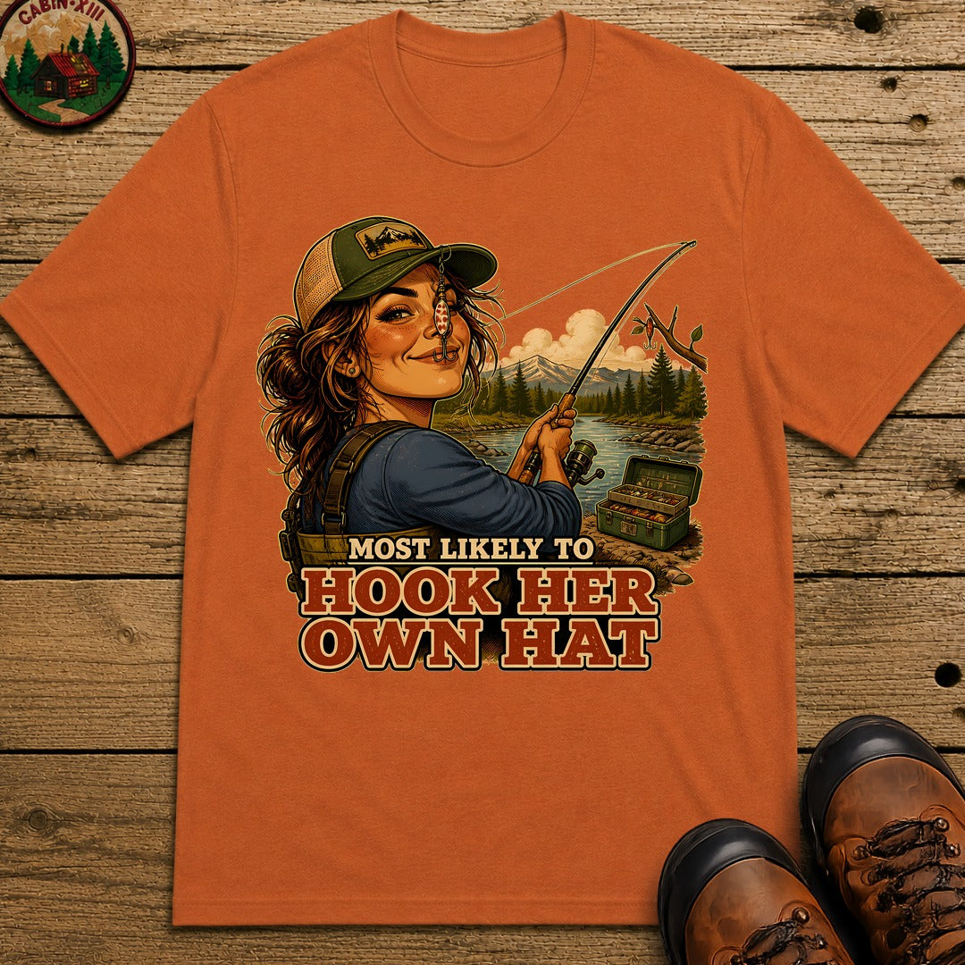 Hook Her Own Hat T-Shirt - Yam