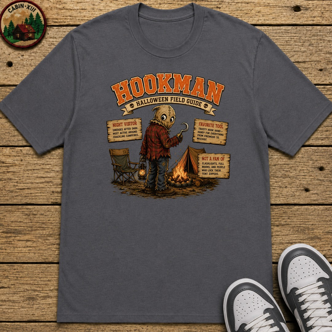 Hookman Field Guide Kids T-Shirt - Charcoal