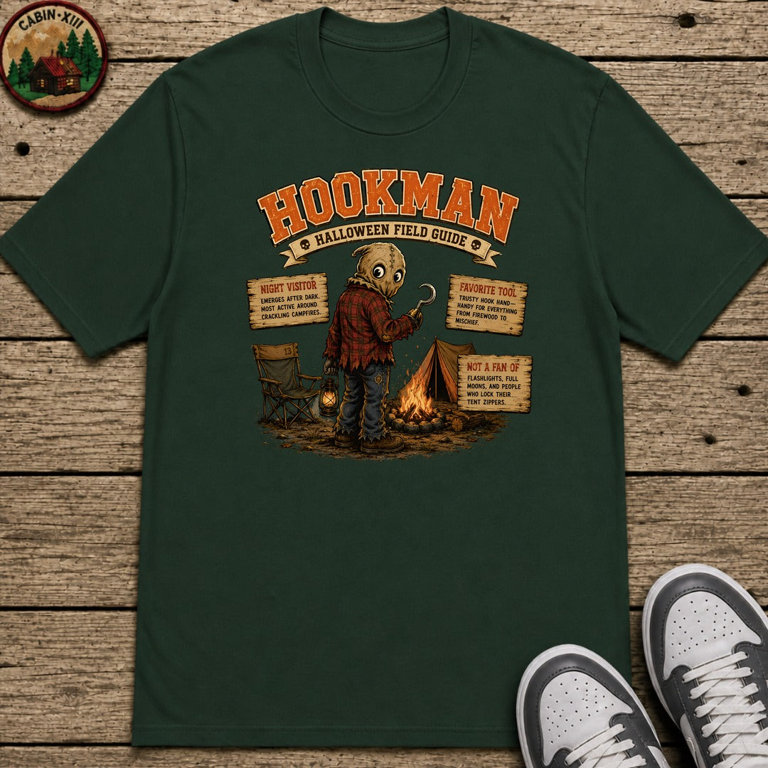 Hookman Field Guide Kids T-Shirt - Forest Green