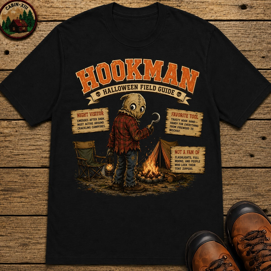 Hookman Field Guide T Shirt - Black