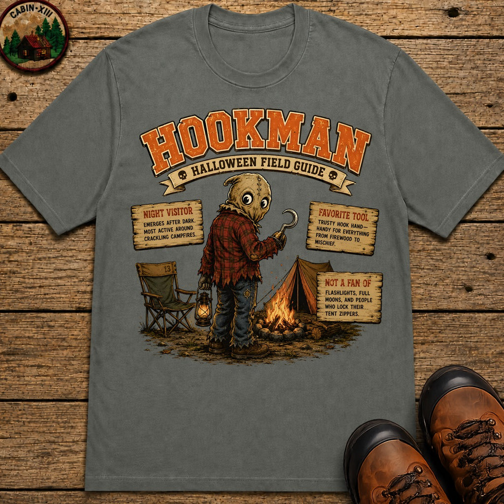 Hookman Field Guide T Shirt - Pepper