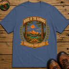 House Of The Hammock T Shirt - Blue Jean
