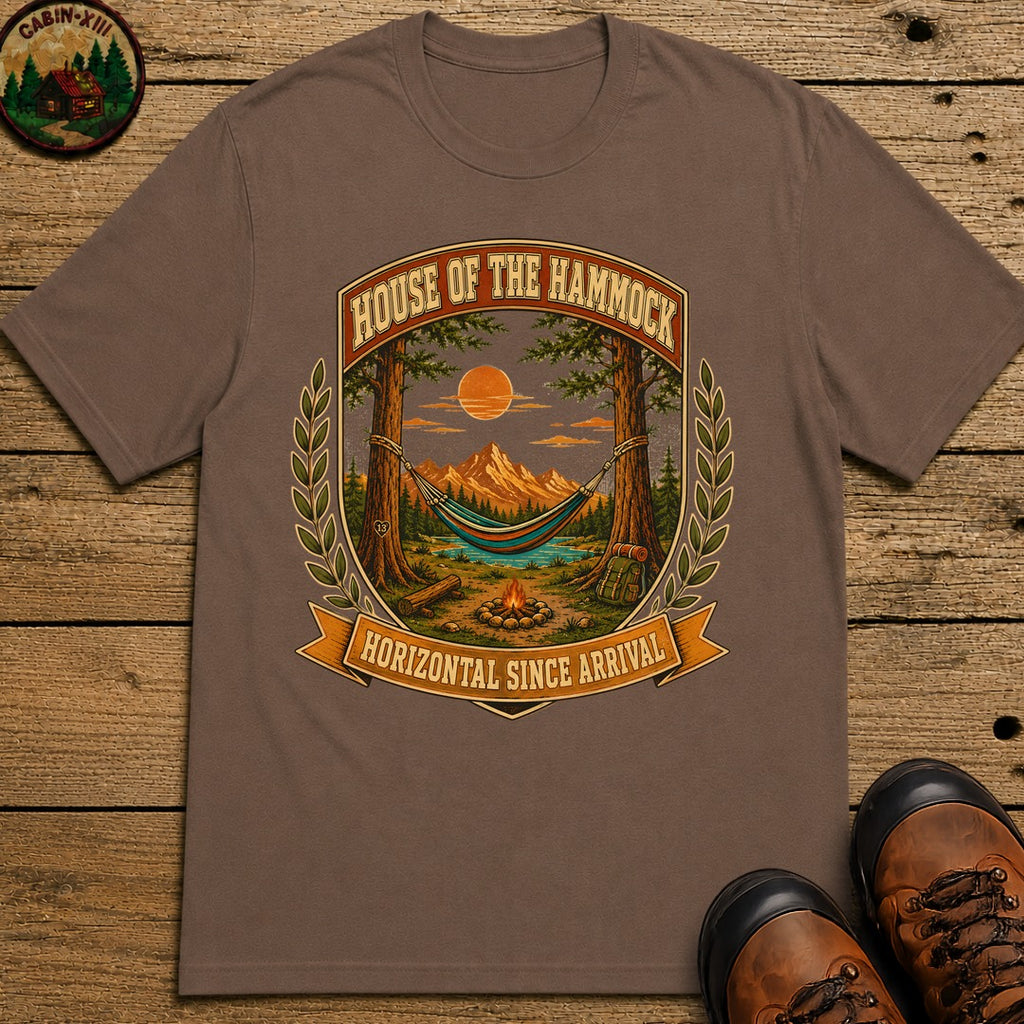 House Of The Hammock T Shirt - Espresso