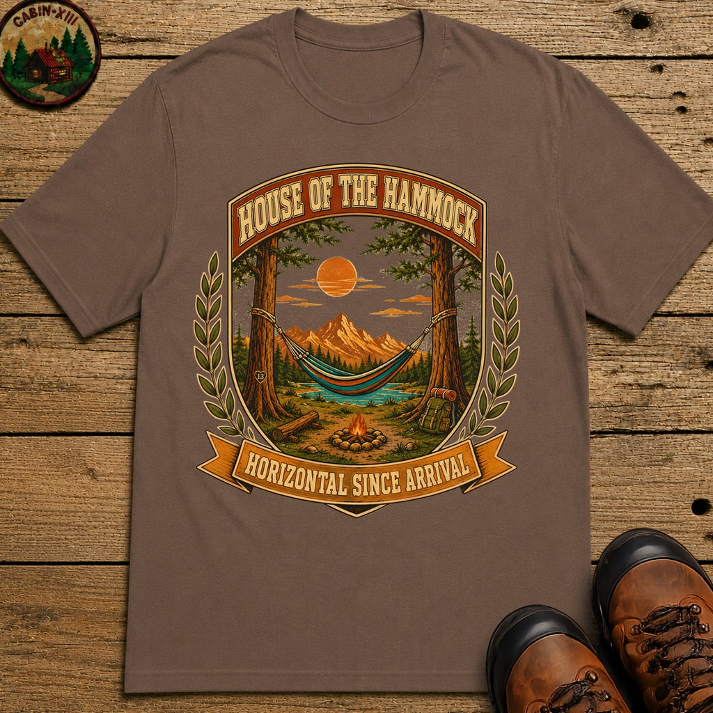 House Of The Hammock T Shirt - Espresso