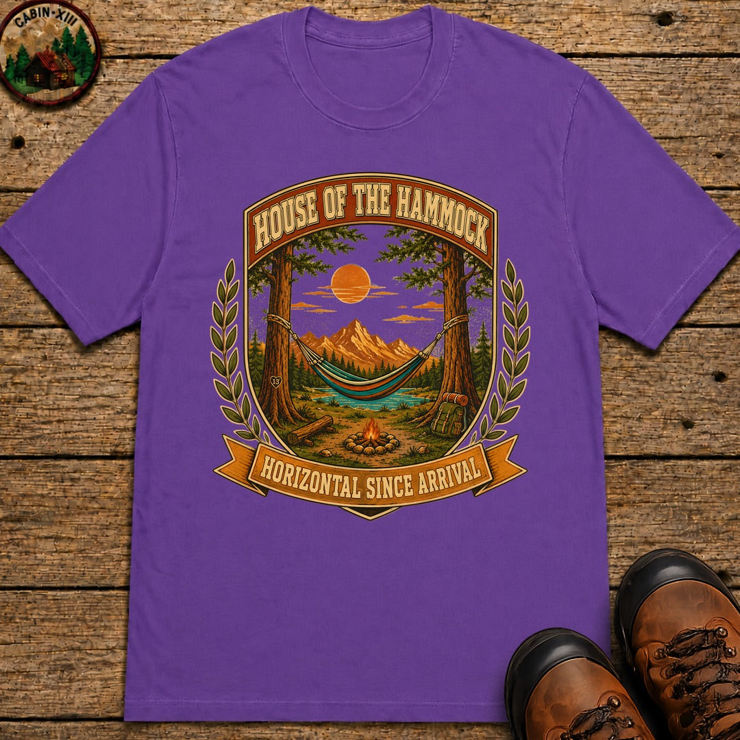 House Of The Hammock T Shirt - Grape