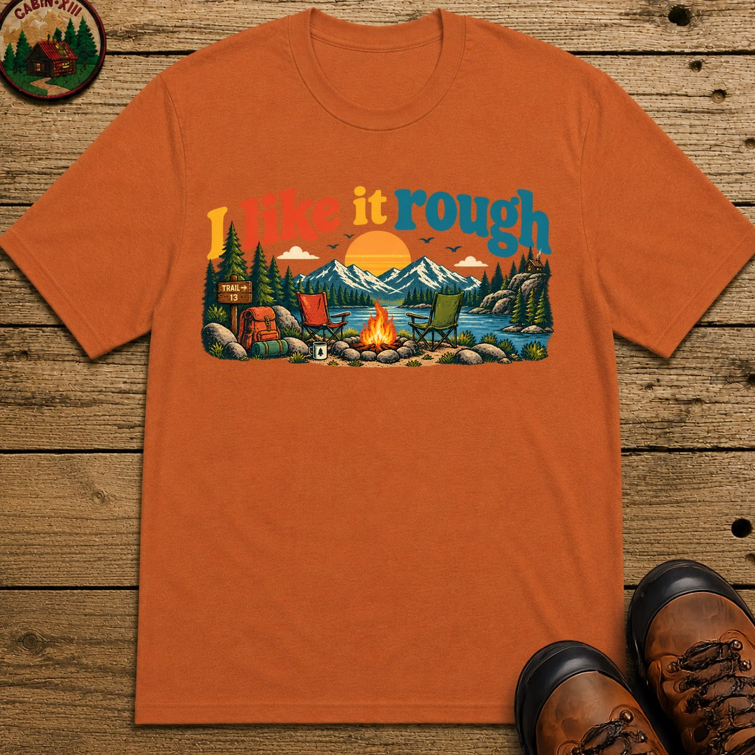 I Like It Rough Half Color T-Shirt - Yam