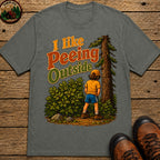 I Like Peeing Outside (Og) T Shirt - Pepper