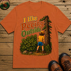 I Like Peeing Outside (Og) T Shirt - Yam