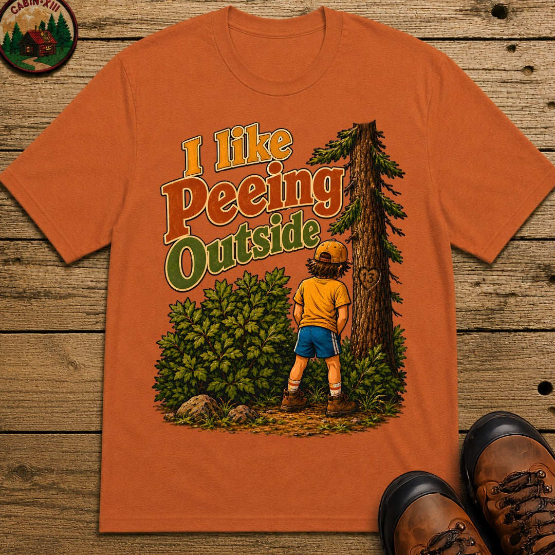 I Like Peeing Outside (Og) T Shirt - Yam