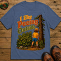I Like Peeing Outside T-Shirt - Blue Jean