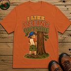 I Like Peeing Outside T-Shirt - Yam
