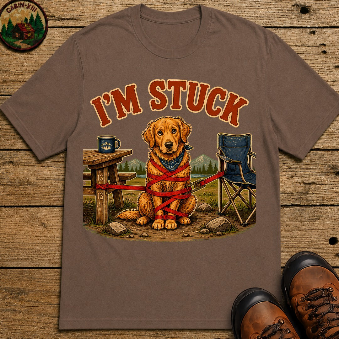 I'M Stuck T-Shirt - Espresso