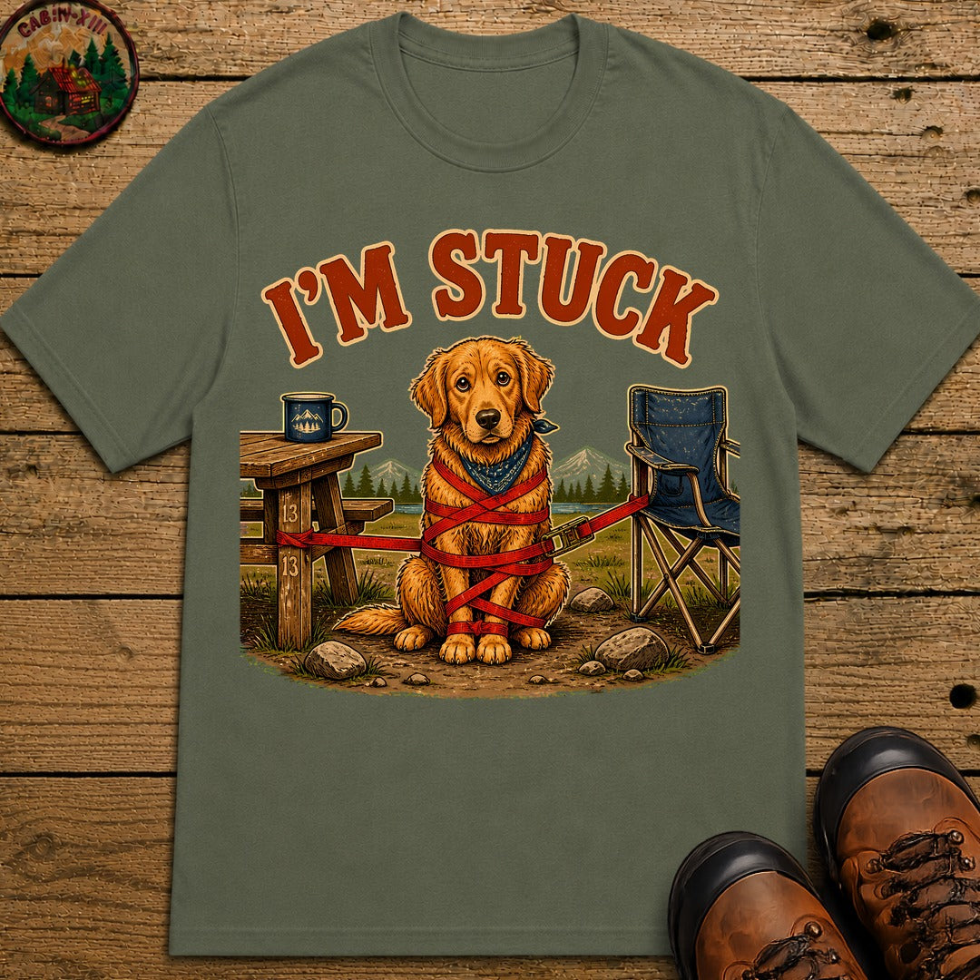 I'M Stuck T-Shirt - Moss