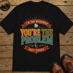 I'M The Werewolf (Modern) Badge T Shirt - Black