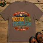 I'M The Werewolf (Modern) Badge T Shirt - Espresso