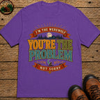 I'M The Werewolf (Modern) Badge T Shirt - Grape