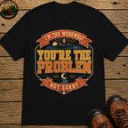 I'M The Werewolf (Retro) Badge T Shirt - Black