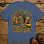 I'm Outdoorsy T-Shirt - Blue Jean