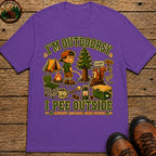 I'm Outdoorsy T-Shirt - Grape