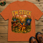 I'm Stuck — Funny Camping Dog Golden Retriever Outdoor Tee - Yam