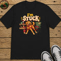 I'm Stuck Kids T-Shirt - Black