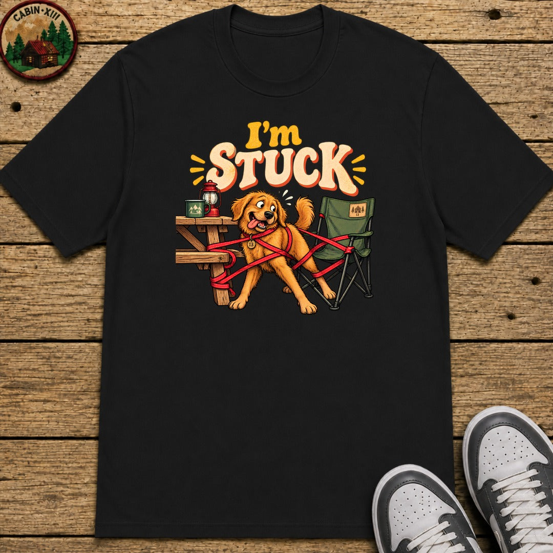 I'm Stuck Kids T-Shirt - Black