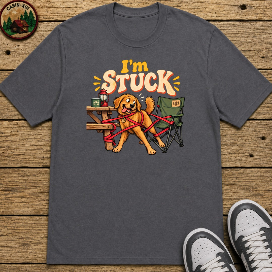 I'm Stuck Kids T-Shirt - Charcoal