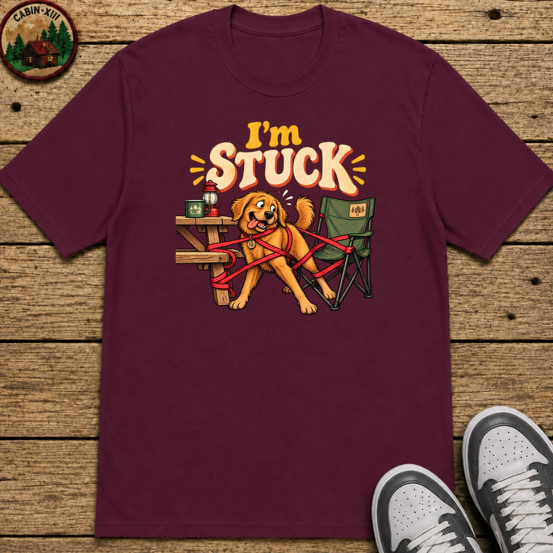 I'm Stuck Kids T-Shirt - Maroon
