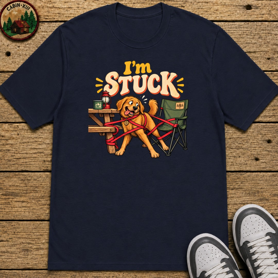 I'm Stuck Kids T-Shirt - Navy