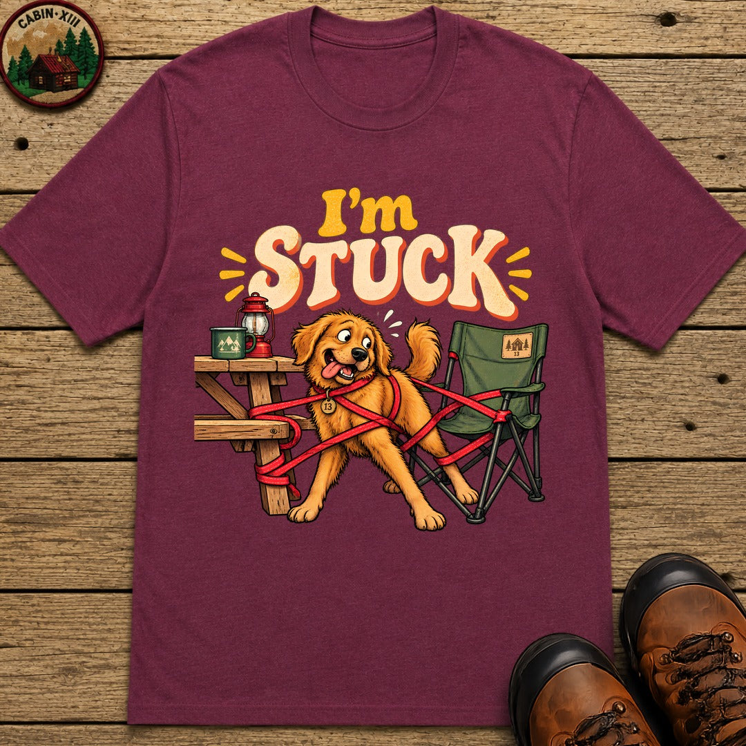 I'm Stuck T-Shirt - Berry