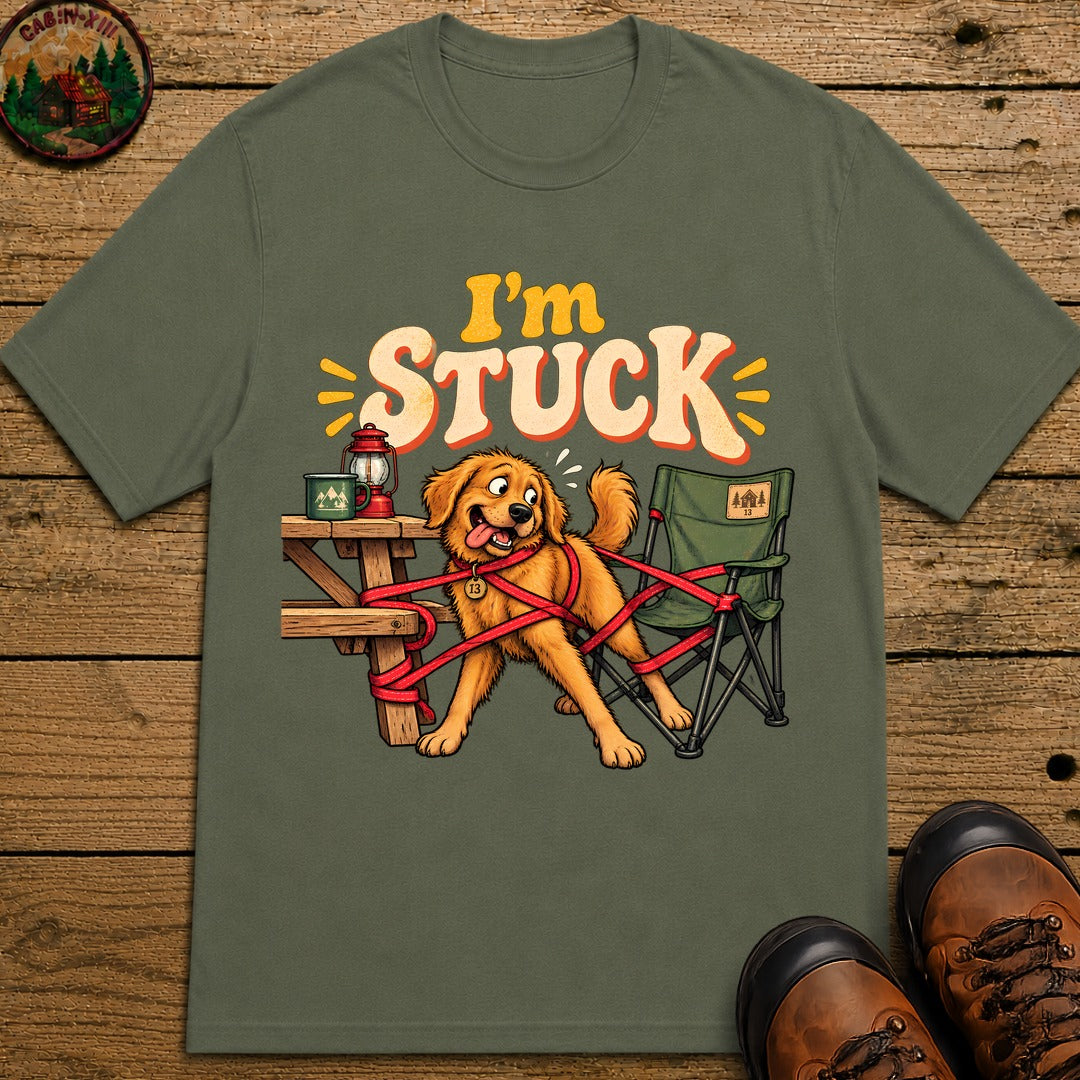 I'm Stuck T-Shirt - Moss