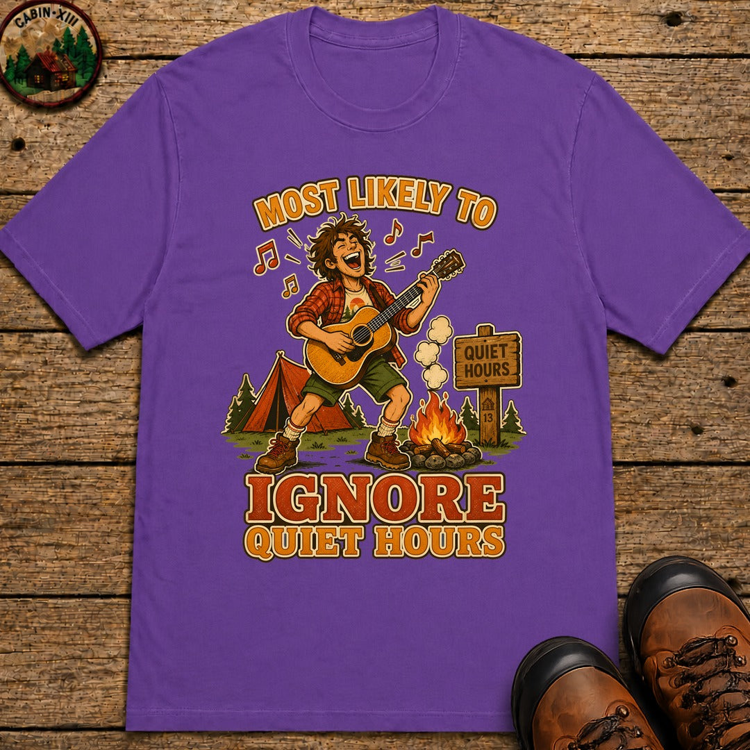 Ignore Quiet Hours T-Shirt - Grape