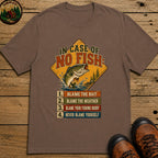 In Case Of No Fish T Shirt - Espresso