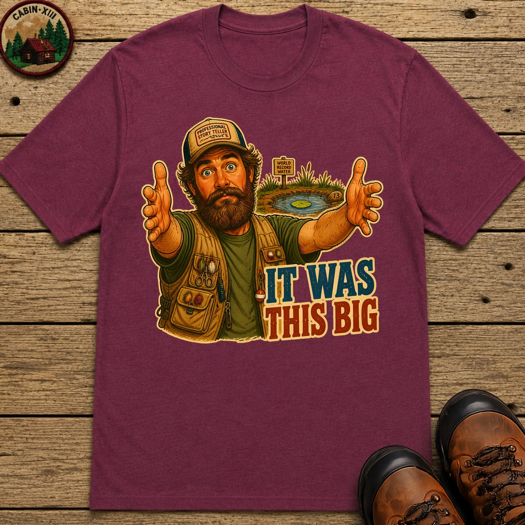 It Was This Big T-Shirt - Berry