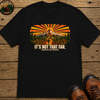 It's Not That Far Famous Last Words — Funny Hiking Tee - Black