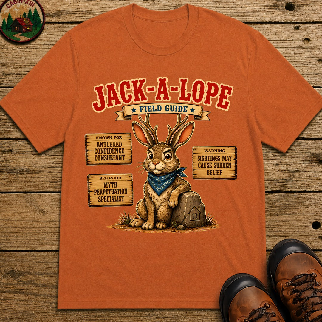 Jack A Lope Field Guide T-Shirt - Yam