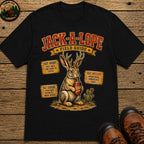 Jack A Lope Field Guide T Shirt - Black