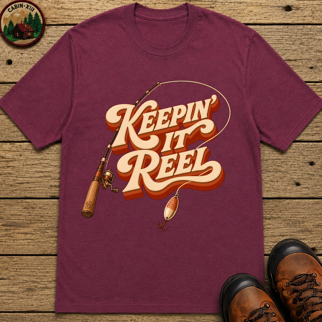 Keeping It Reel T-Shirt - Berry